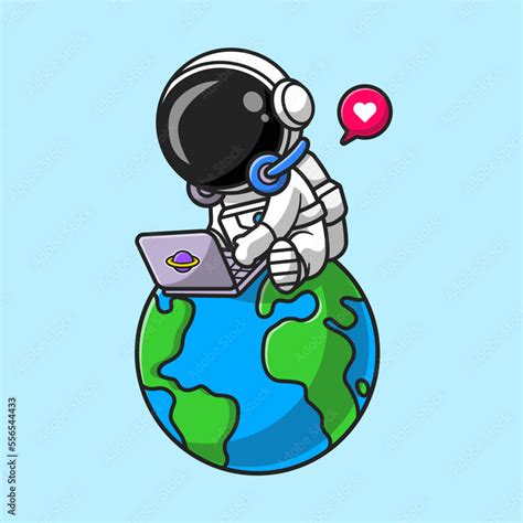 Cute Astronaut Cartoon