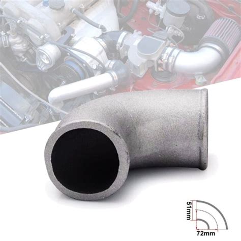 2 Inch Diameter Cast Aluminium Elbow Pipe 90 Degree Intercooler Turbo