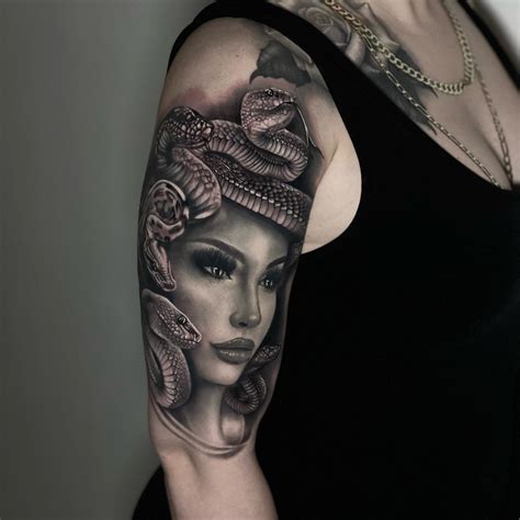 Beautiful Medusa Tattoo