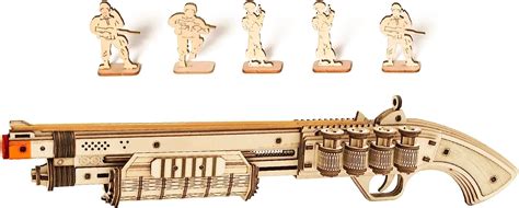 ROWOOD Fusils De Chasse Puzzle 3D En Bois Maquette Pistolet En Bois A