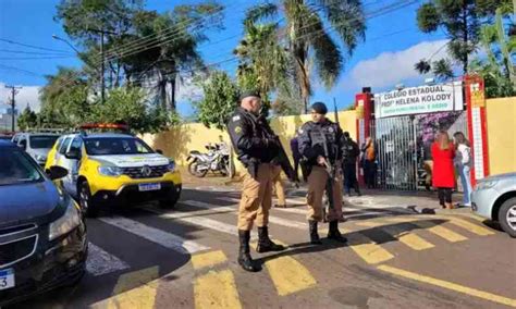 Morre o autor do atentado no colégio em Cambé Nacional Estado de Minas