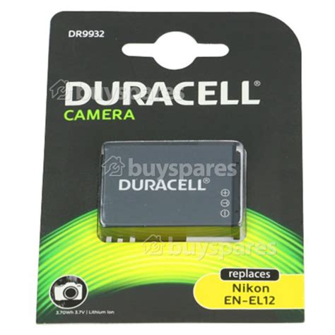 Duracell DR9932 Nikon EN EL12 Rechargeable Li Ion Digital Camera