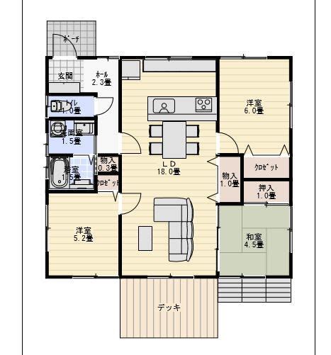 20坪の平屋を建てよう！間取り図から理想のプランを考える 20坪 間取り 間取り 平屋 間取り 20坪