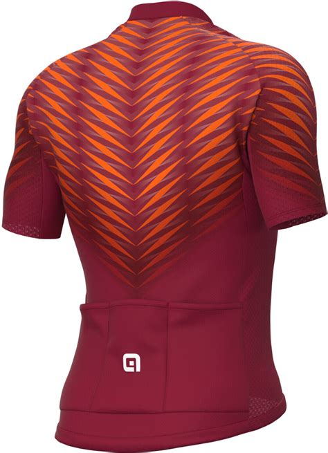 Al Cycling Thorn Kurzarm Trikot Herren Rot Orange Ab