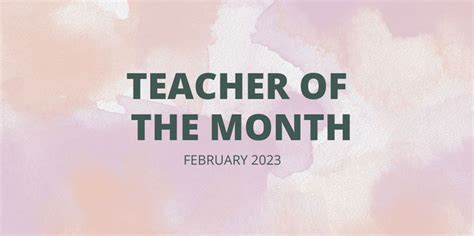 February 2023 National Teacher of the Month | Little Sunshine's Playhouse