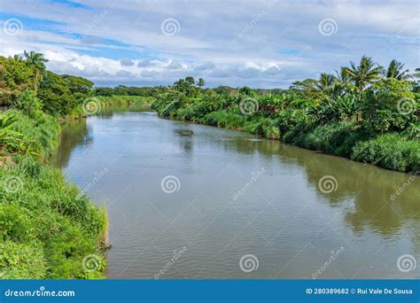 Nadi River through the Valley Stock Photo - Image of vegetation, viti ...