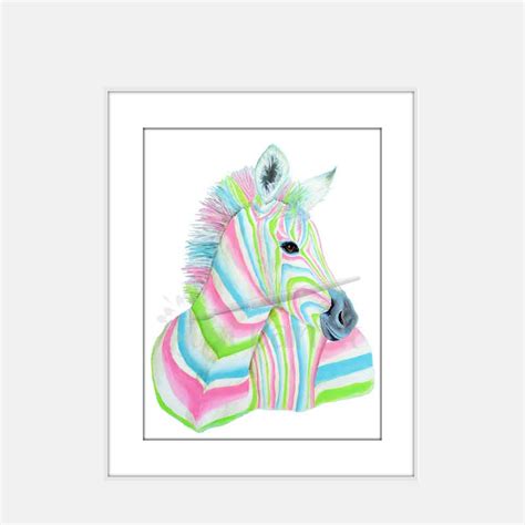 Colorful Zebra Print Download - Just Paint It Blog