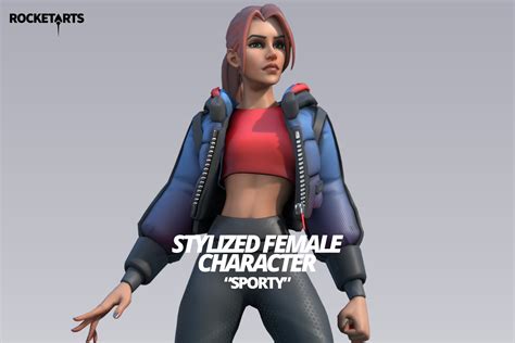 Stylized Modular Character Female D Humanoids Unity Asset Store