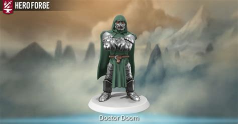 Doctor Doom Made With Hero Forge