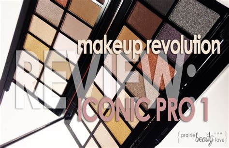 REVIEW Makeup Revolution Iconic Pro 1 Palette Prairie Beauty