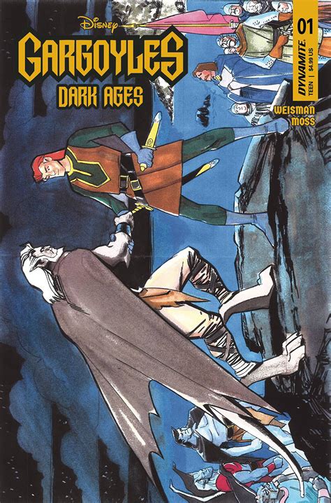 Gargoyles Dark Ages 1 Cover K Incentive TV Pitch Art Variant Cover