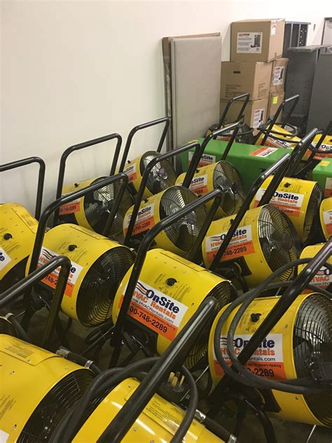 Electric Heater Rental Information | OnSite HVAC Rentals