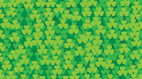 Clover Shamrock Seamless Background Perfect For The Wallpaper