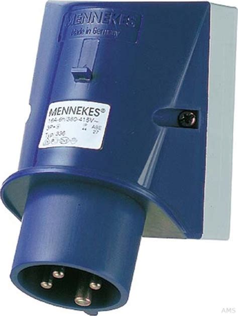 Mennekes Wandstecker 16A 4p 9h 230V IP44 335