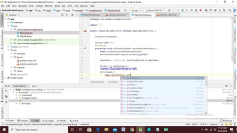 Android Studio Tutorial Sending Value From One Activity To Another