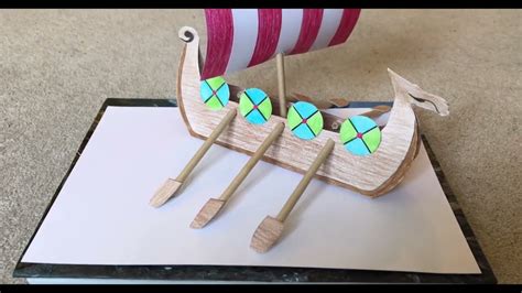 How To Make A Model Viking Longship Longboat Youtube