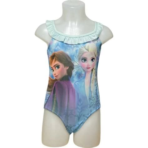 Maillot De Bain La Reine Des Neiges Frozen Disney Couleur Vert