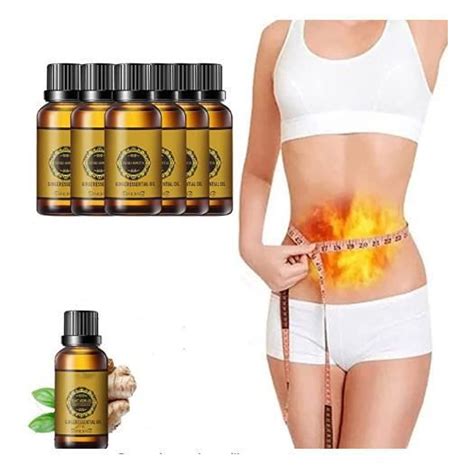 Abdominal Drainage Ginger Oil Abdominal Slimming Massage Oil Fat