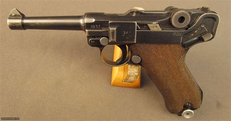 German P 08 Luger Pistol By Mauser