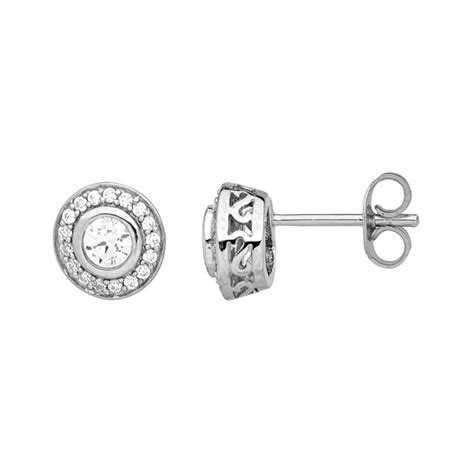 Boucles D Oreilles Femme Puces Argent Et Oxydes Puces Edora