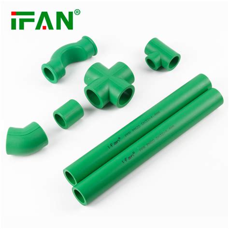 Ifan Wholesale PPR Welding Fitting German Standard Pn25 Green Color PPR