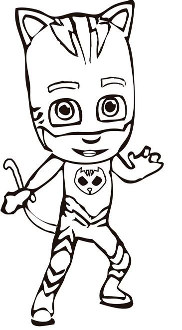 Dibujos Para Colorear Pjmasks H Roes En Pijamas Todo Peques