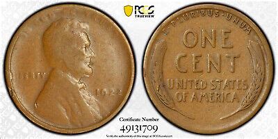 1922 No D Strong Reverse Lincoln Wheat Cent PCGS F12 EBay