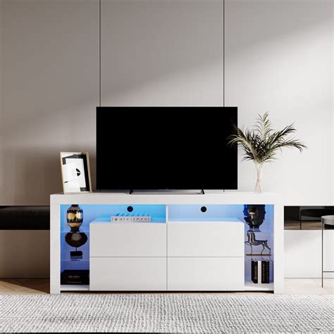 Modern Contracted Led Tv Cabinet With Storage Drawers Storage Cabinet