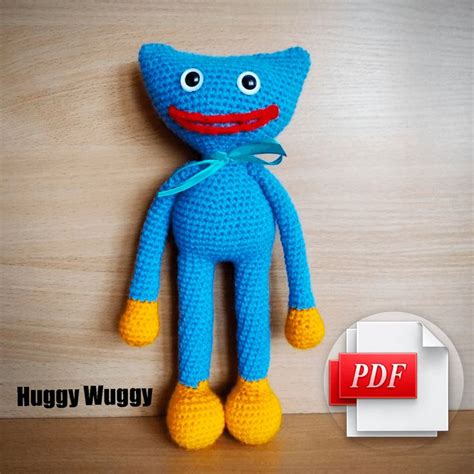 Huggy Wuggy Crochet Pattern Pdf Poppy Playtime Plush Crochet Patterns