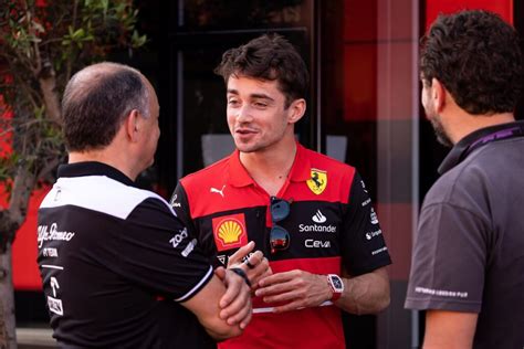 F1 Ferrari Leclerc Con Vasseur Buon Rapporto Ma La Decisione