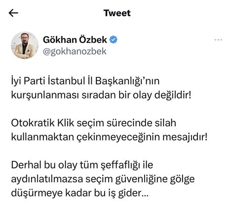 23 DERECE on Twitter Gökhan Özbek gokhanozbek İYİ Parti