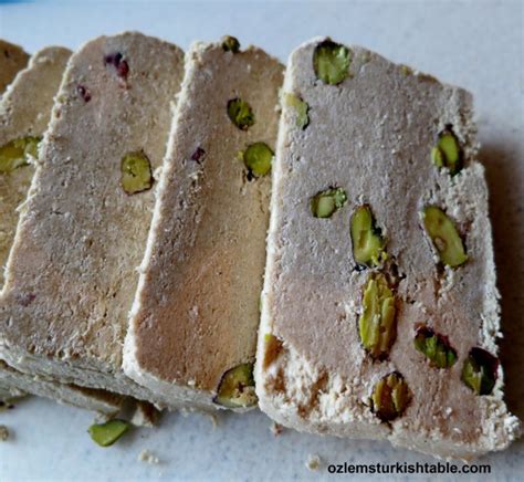 Halva With Pistachio Ozlems Turkish Table