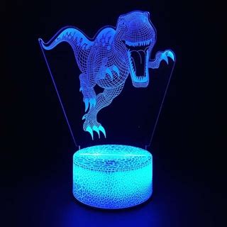 Dinosaur 3D lampe Køb online på ledide dk