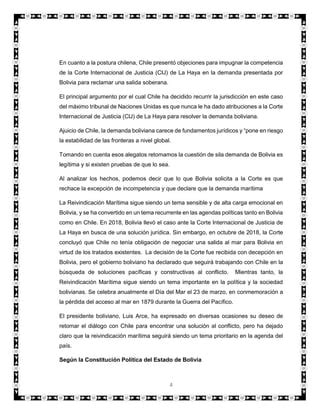 Relaciones Internacionales 1 Reinvidicacion Maritima Docx