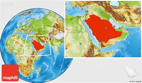 Saudi Arabia Location On World Map Map