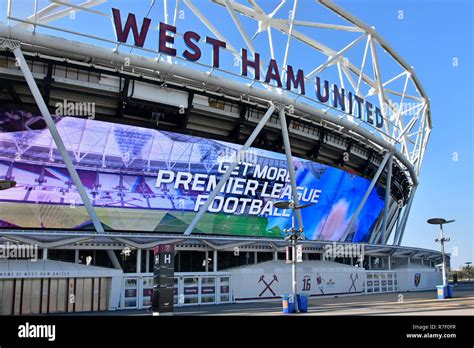 Advertising A East London Sports Stadium Giant Outdoor Television