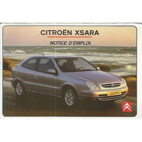 Notice D Entretien 2002 XSARA PICASSO De Citroen