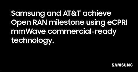 Samsung Networks On Twitter Samsung And Att S Successful Ecpri