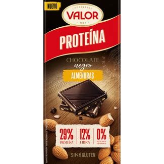 Prote Na Chocolate Negro Con Almendras Sin Gluten Y Az Cares