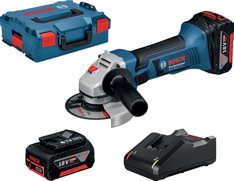 Bosch Smerigliatrice Angolare V Giri Min Con Batteria E