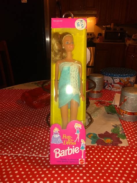 Vintage 1992 Blonde Fun To Dress Barbie Doll Nrfb Etsy