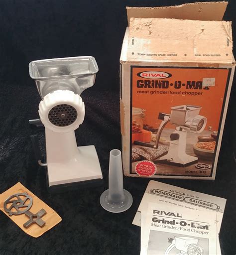 Vintage Rival Grind O Matic Hand Operated Food Grinder Sausage