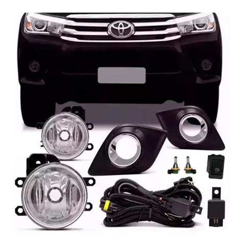 Kit Faros Auxiliares Toyota Hilux 2016 2017 2018 2019