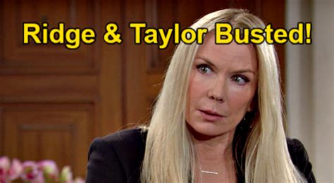 The Bold And The Beautiful Spoilers Brooke Catches Ridge And Taylor