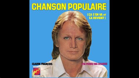 Claude Fran Ois Chanson Populaire La Une Est A Vous Coloris E