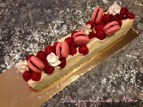 B Che Glac E Vanille Meringues Et Framboises Les Gourmandises De N Mo