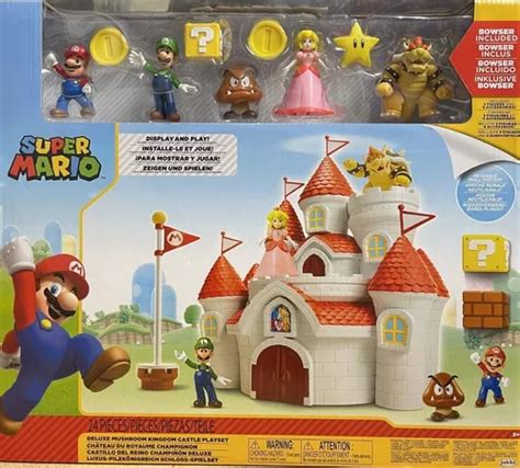 Super Mario Bros Castillo Mushroom Kingdom Deluxe Nintendo En Venta En