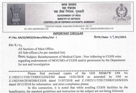 Cghs Reimbursement Claim Procedure Cghs Reimbursement Of Medical