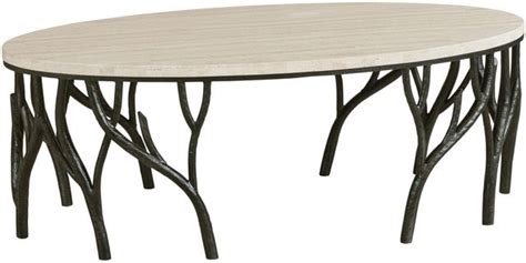 Hammary® Willow Beige Travertine Top Coffee Table With Black Base Arthur F Schultz Erie Pa