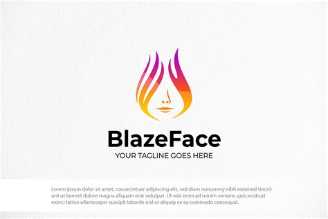 BlazeFace Logo Template | Branding & Logo Templates ~ Creative Market